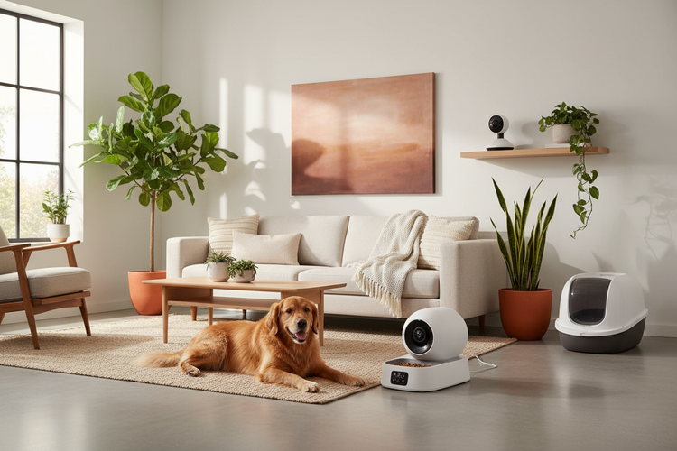 Modern Pet Smart Home Lifestyle