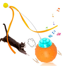 Muhhiba Auto-Rotating Cat Ball Toy with Mouse