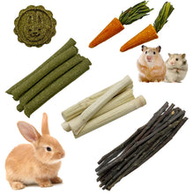 FBIRDY Natural Apple Wood Chew Toys for Rabbits