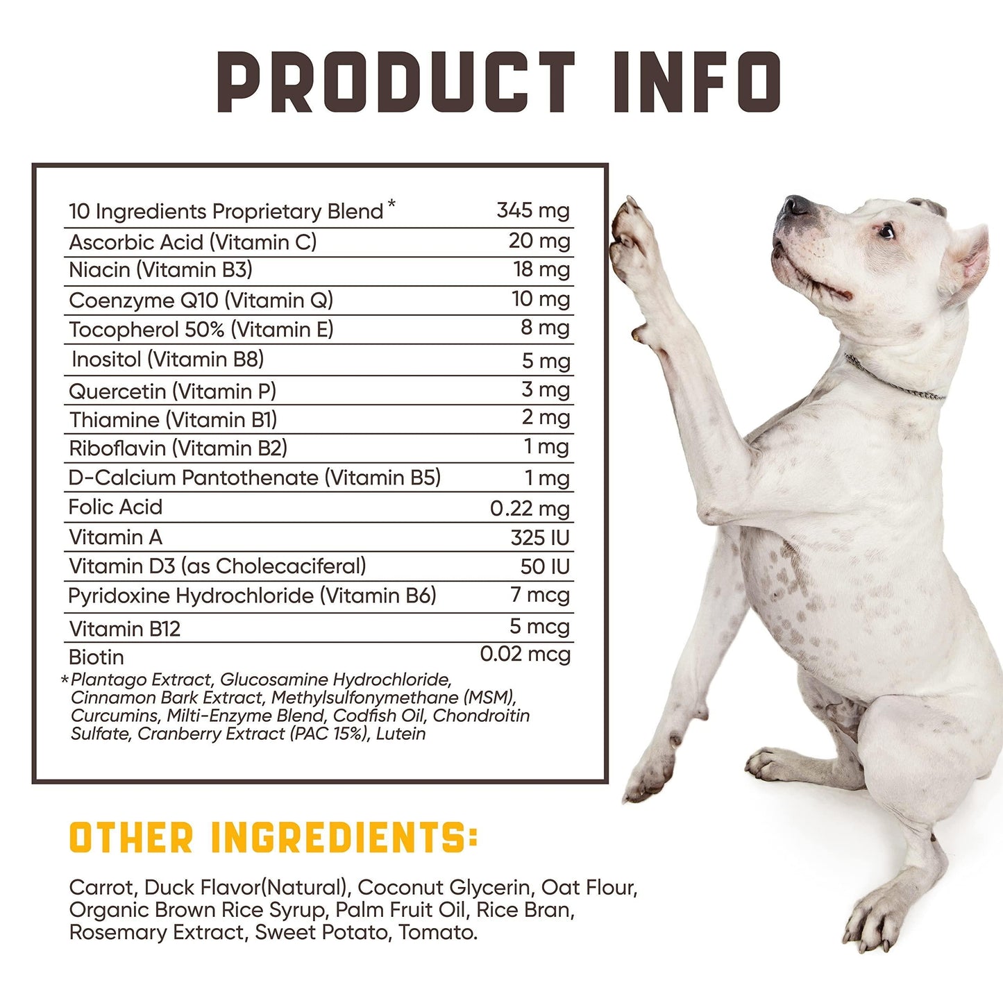 15-in-1 Dog Multivitamin Supplement Chews