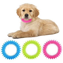 cobee 3-Pack Rubber Puppy Teething Chew Rings