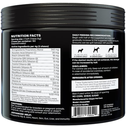 15-in-1 Dog Multivitamin Supplement Chews