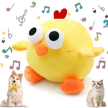 Dcoinc Bouncing Squeaky Dog Toy (Chick)