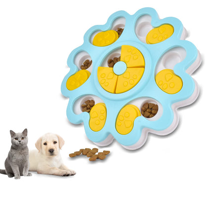 Dog Puzzle Treat Dispenser Toy (Flower)