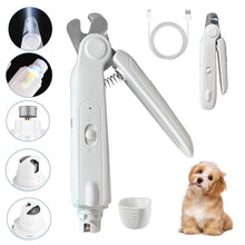 PANDAAR 2-in-1 Dog Nail Care Kit with LED